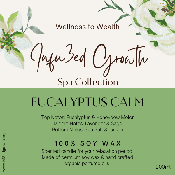 Eucalyptus Calm Scented Candle (200ml)