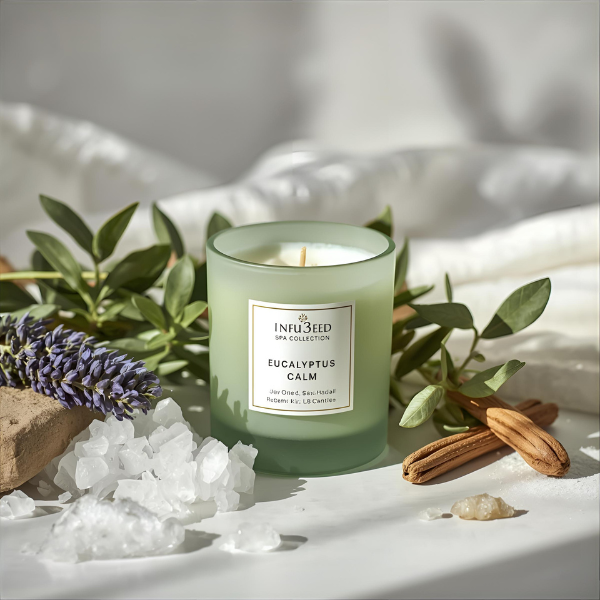 Eucalyptus Calm Scented Candle (200ml) - Image 2